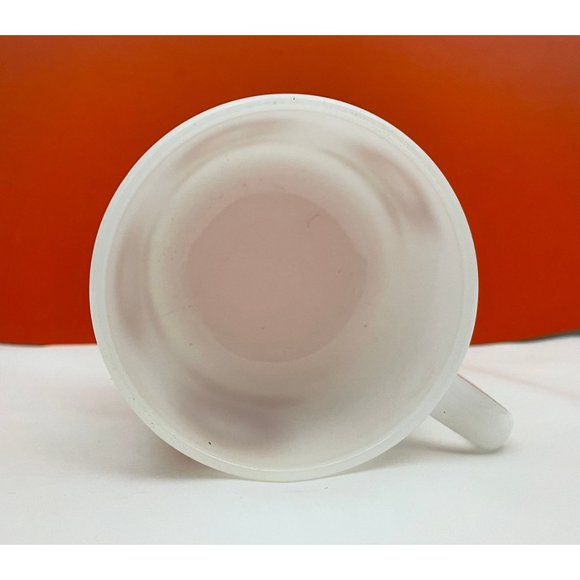 Brown sunflower, Federal glass, milk glass, vintage coffee mug, vintage mug - Picture 6 of 9